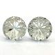 Kristály fülbevaló crystal színű mandalás 10 mm