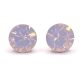 Kristály fülbevaló rose water opal színű chaton 8 mm